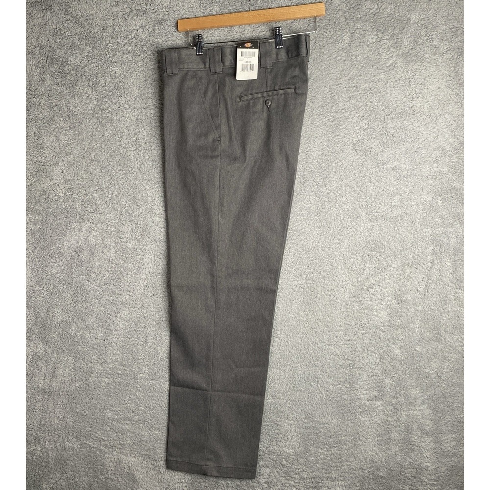 Dickies Regular Fit Pants 34x32 Gray Straight‎ Classic NWT